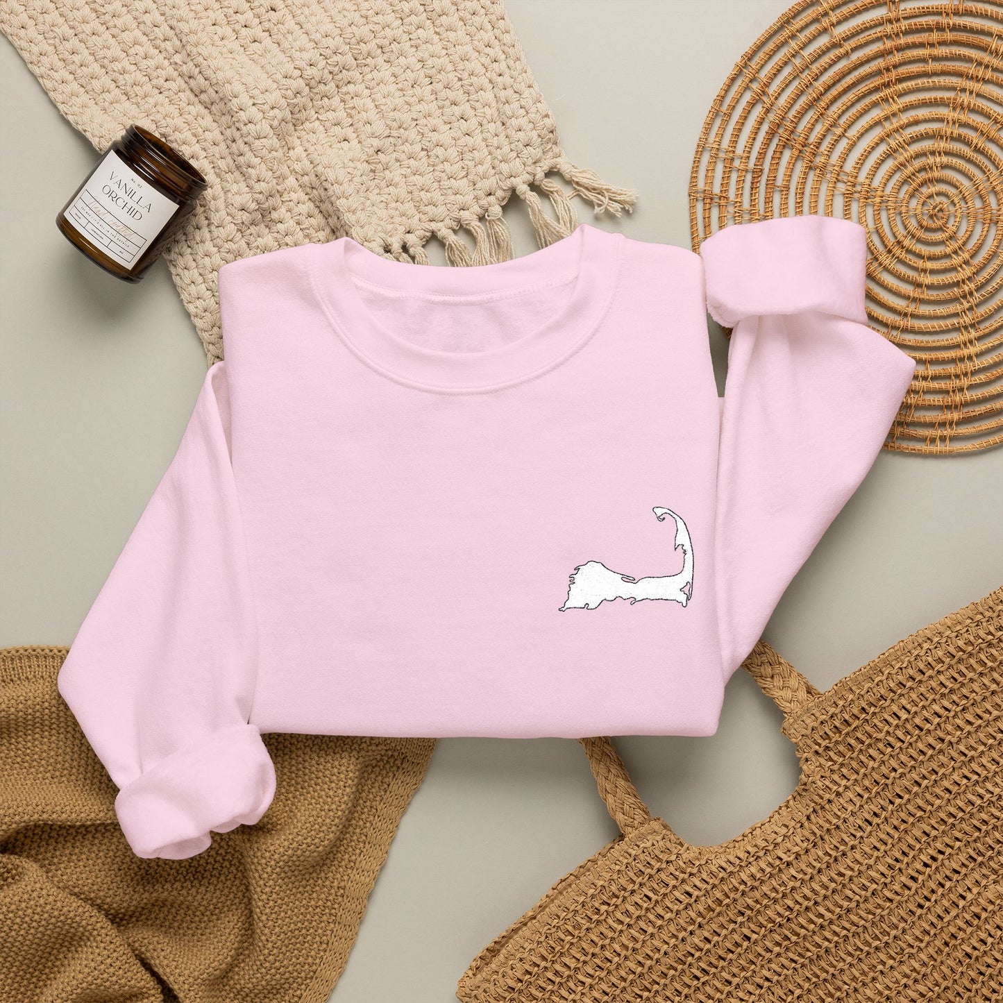 Embroidered Cape Cod - Unisex Heavy Blend™ Crewneck Sweatshirt