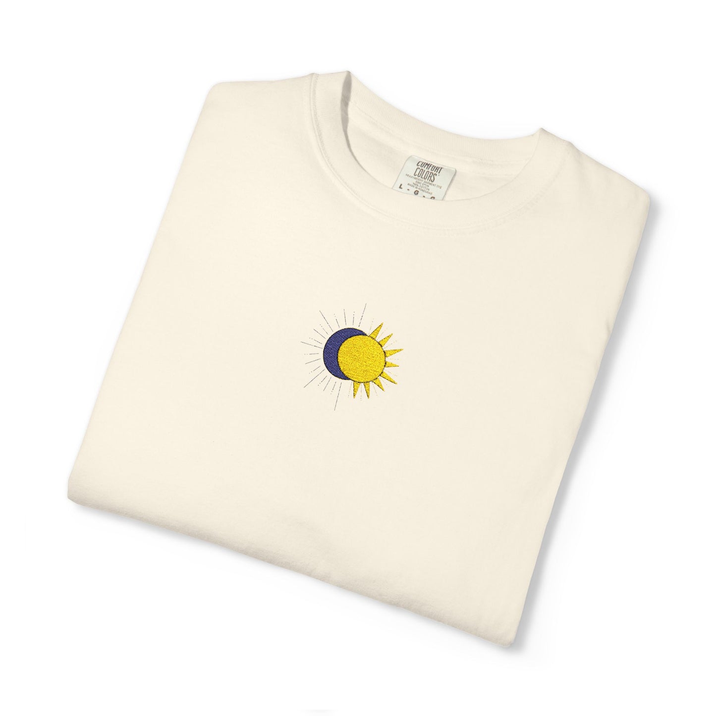 Sun Moon Embroidered T-Shirt
