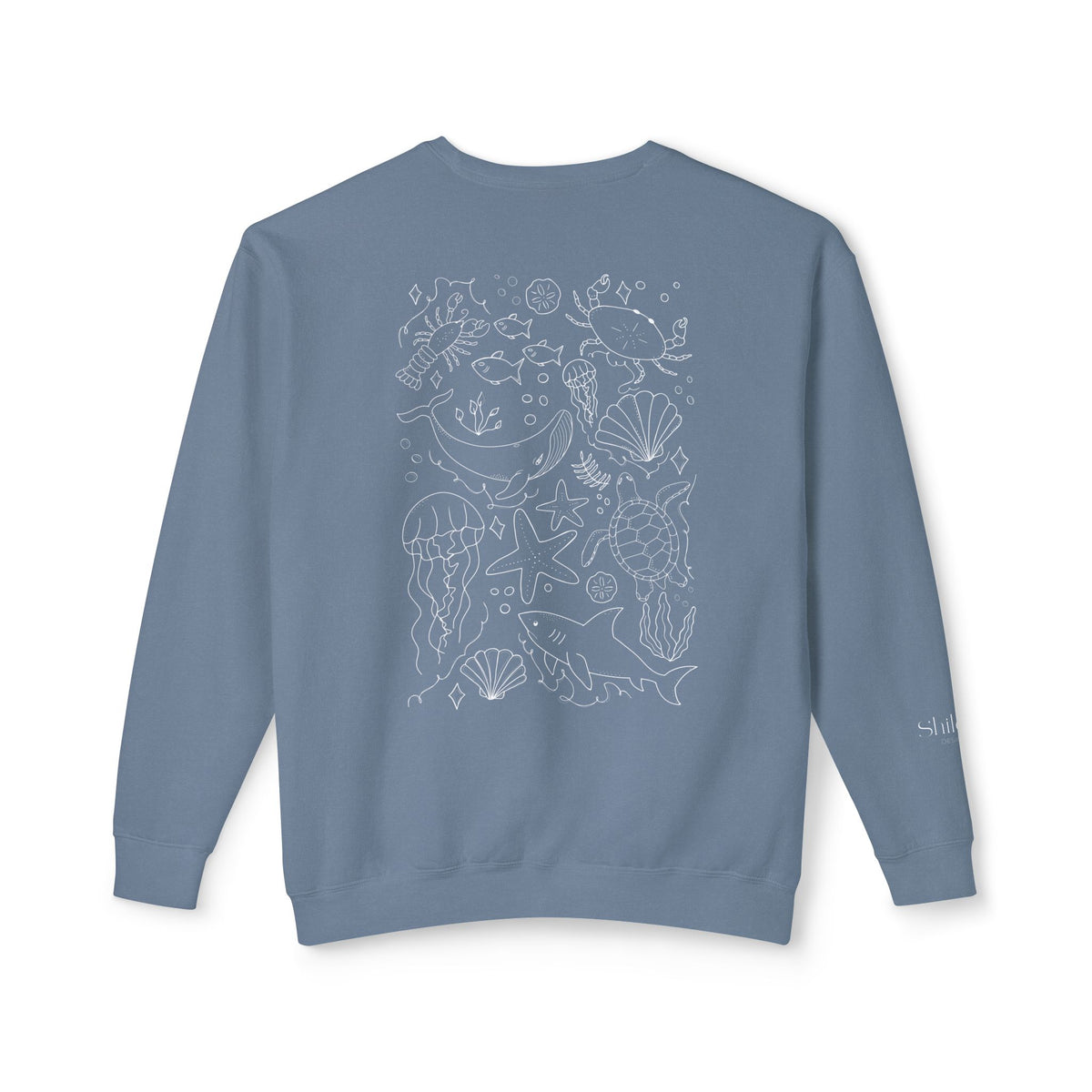 Cape Cod Sea Creature - Lightweight Crewneck Sweatshirt