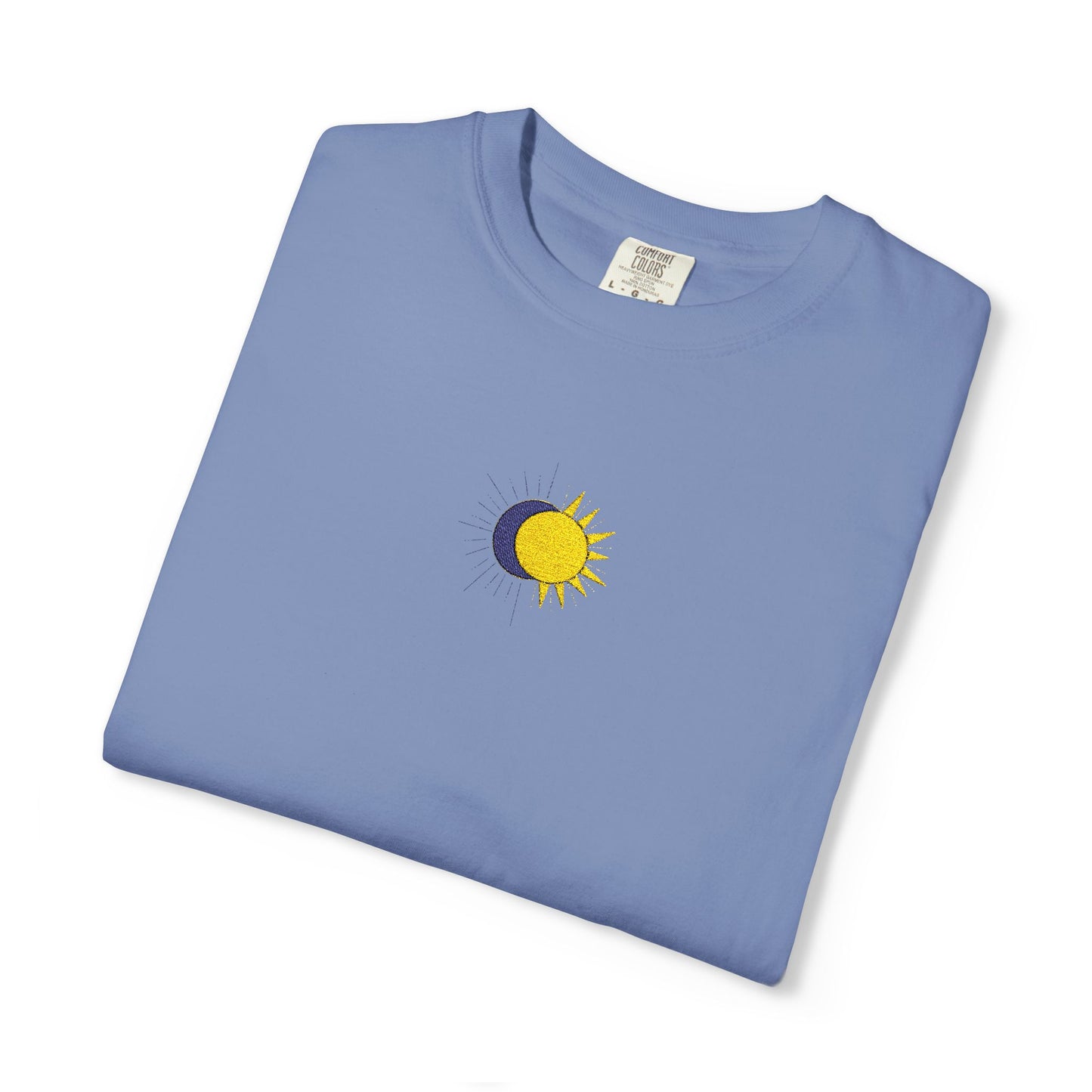 Sun Moon Embroidered T-Shirt