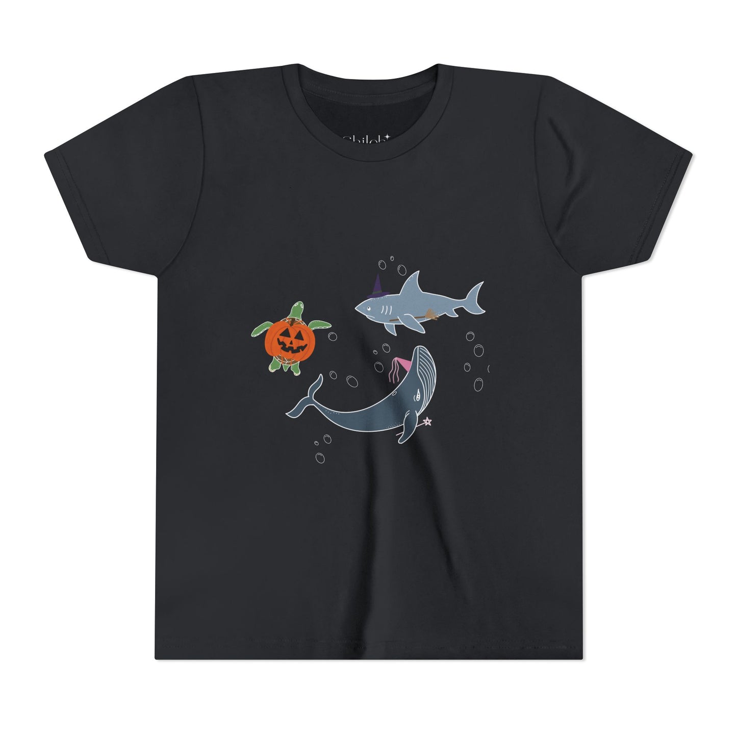 Kids Halloween Sea Creatures Tee —  Youth T-Shirt