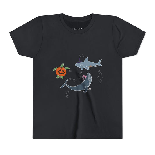 Kids Halloween Sea Creatures Tee —  Youth T-Shirt