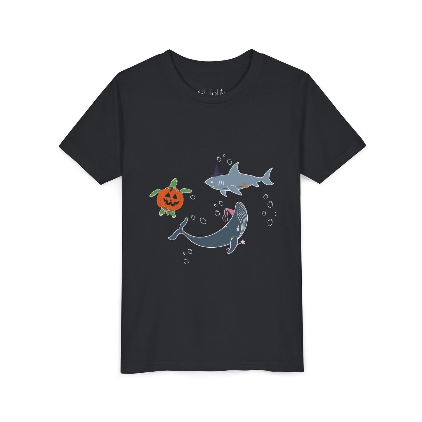 Kids Halloween Sea Creatures Tee —  Youth T-Shirt