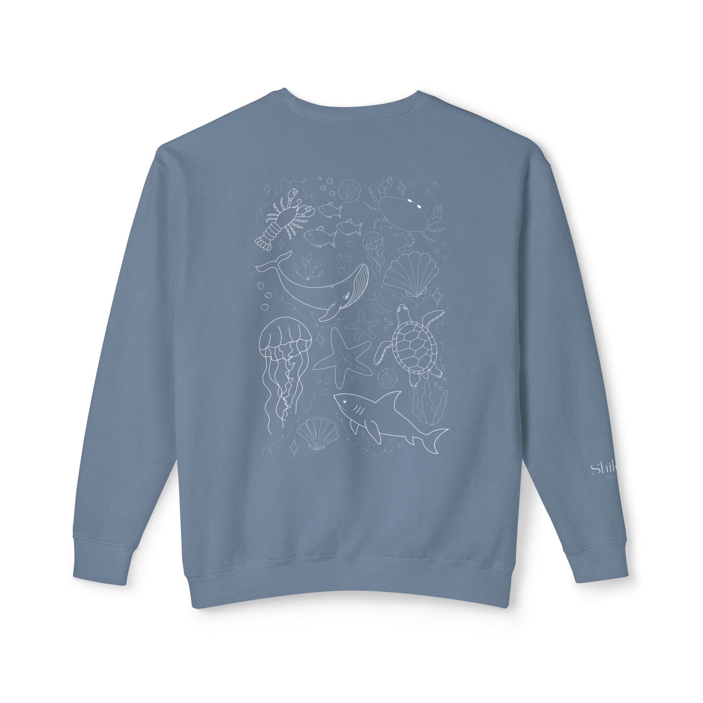 Cape Cod Sea Creature - Lightweight Crewneck Sweatshirt
