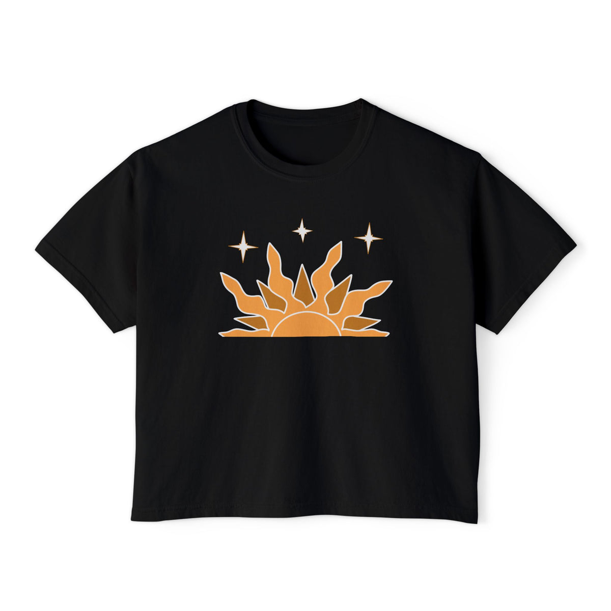 Women's Boxy Tee — Sunrise Graphic Tee