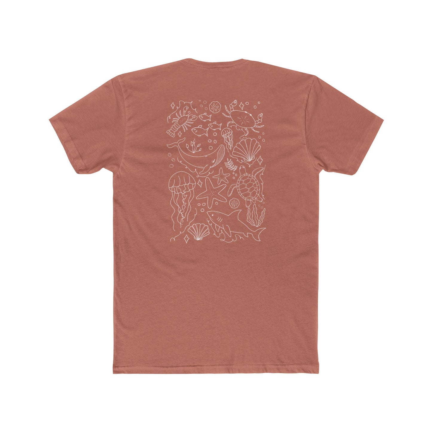 Cape Cod — Coastal Shells & Sea Life Graphic T-Shirt
