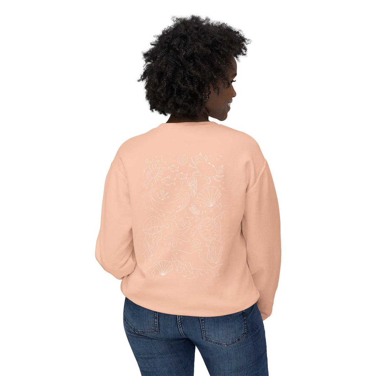 Cape Cod Sea Creature - Lightweight Crewneck Sweatshirt