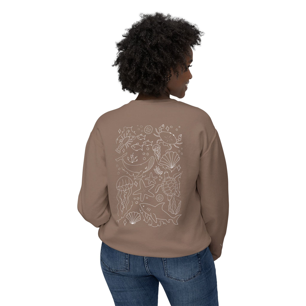 Cape Cod Sea Creature - Lightweight Crewneck Sweatshirt