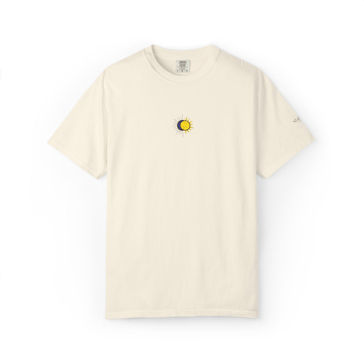 Sun Moon Embroidered T-Shirt
