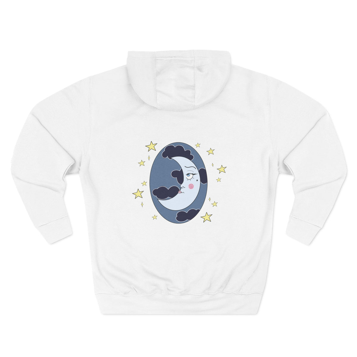 The Moon Hoodie — Star & Crescent Moon Pullover