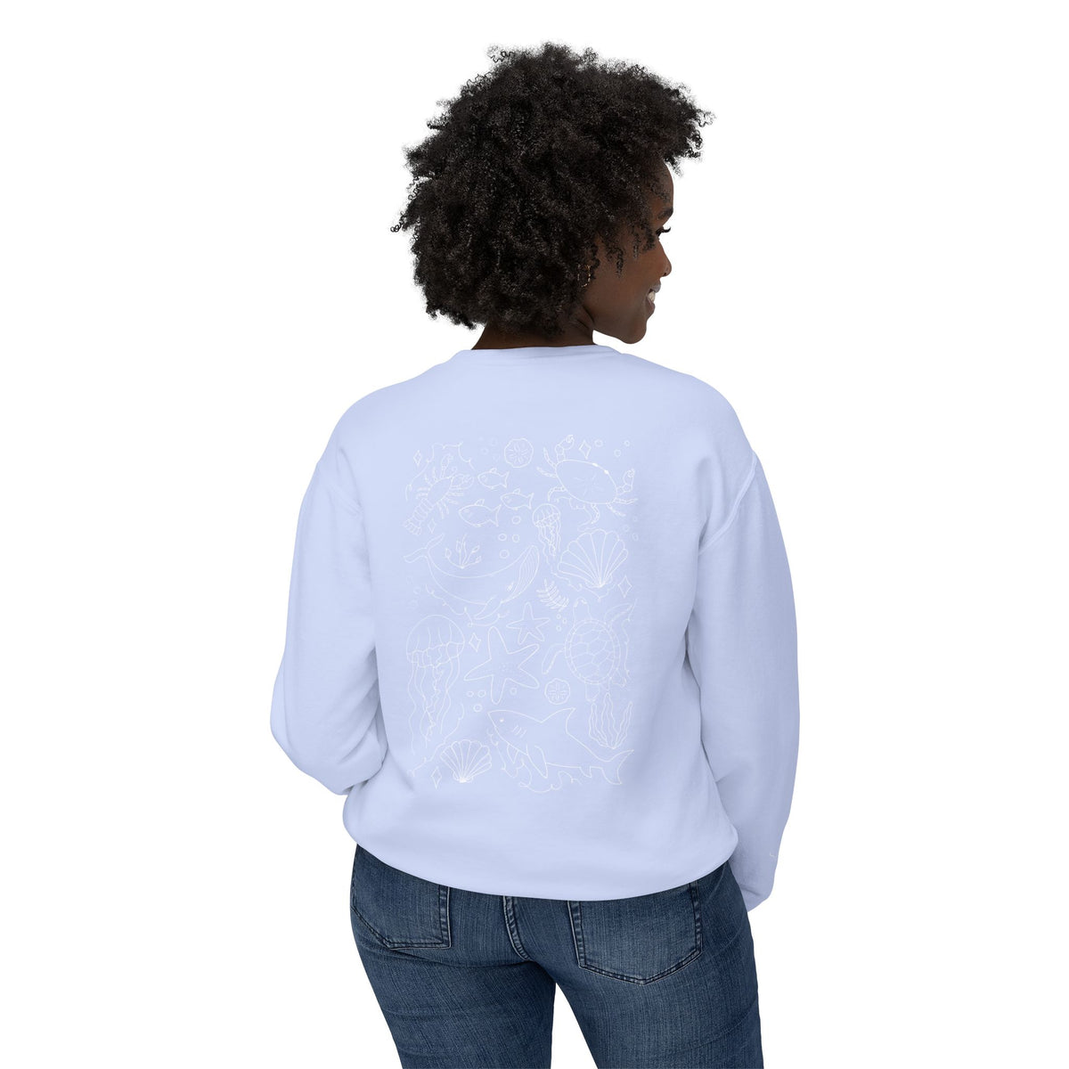 Cape Cod Sea Creature - Lightweight Crewneck Sweatshirt