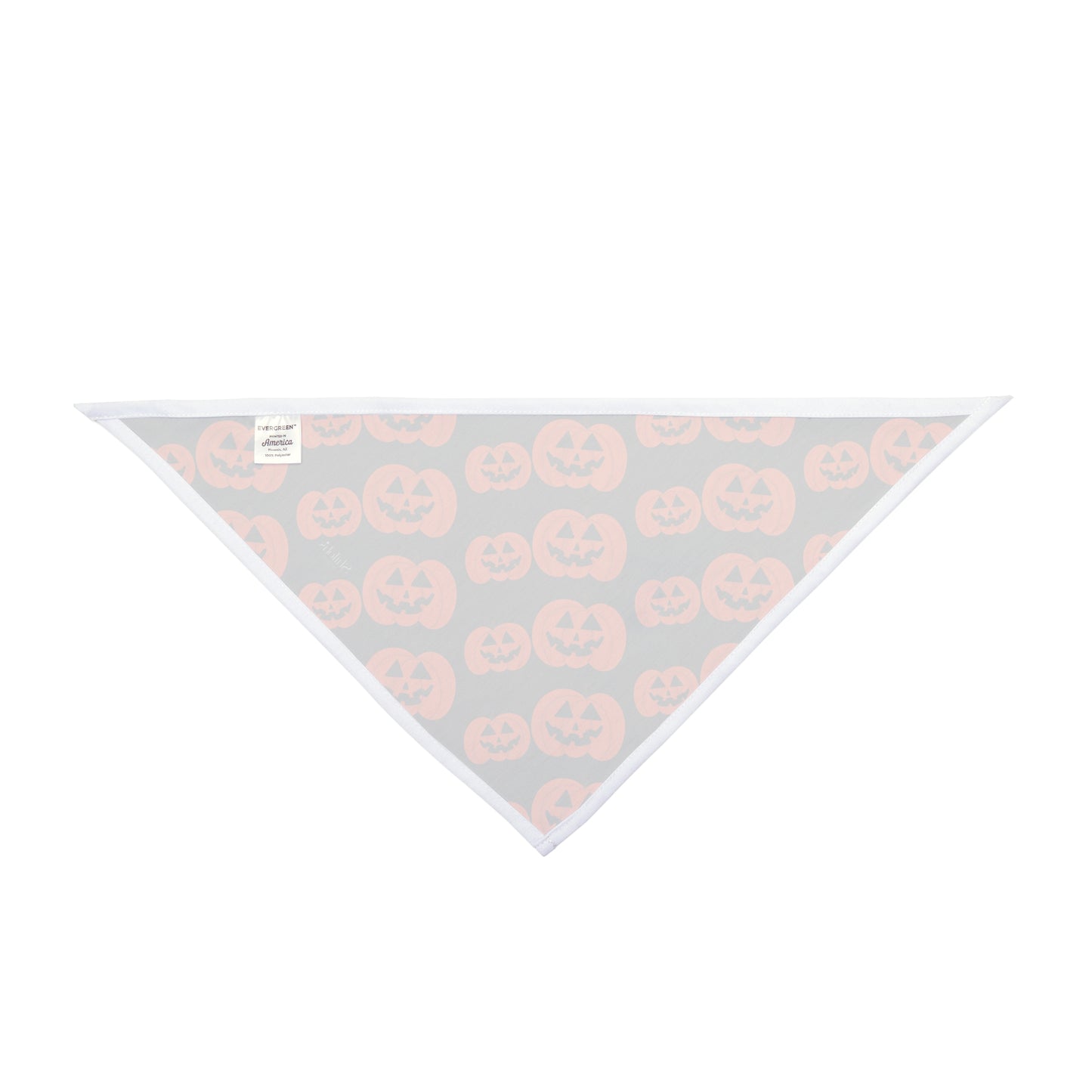 Halloween Pumpkin Pet Bandana — Orange Jack-O'-Lantern Dog & Cat Scarf