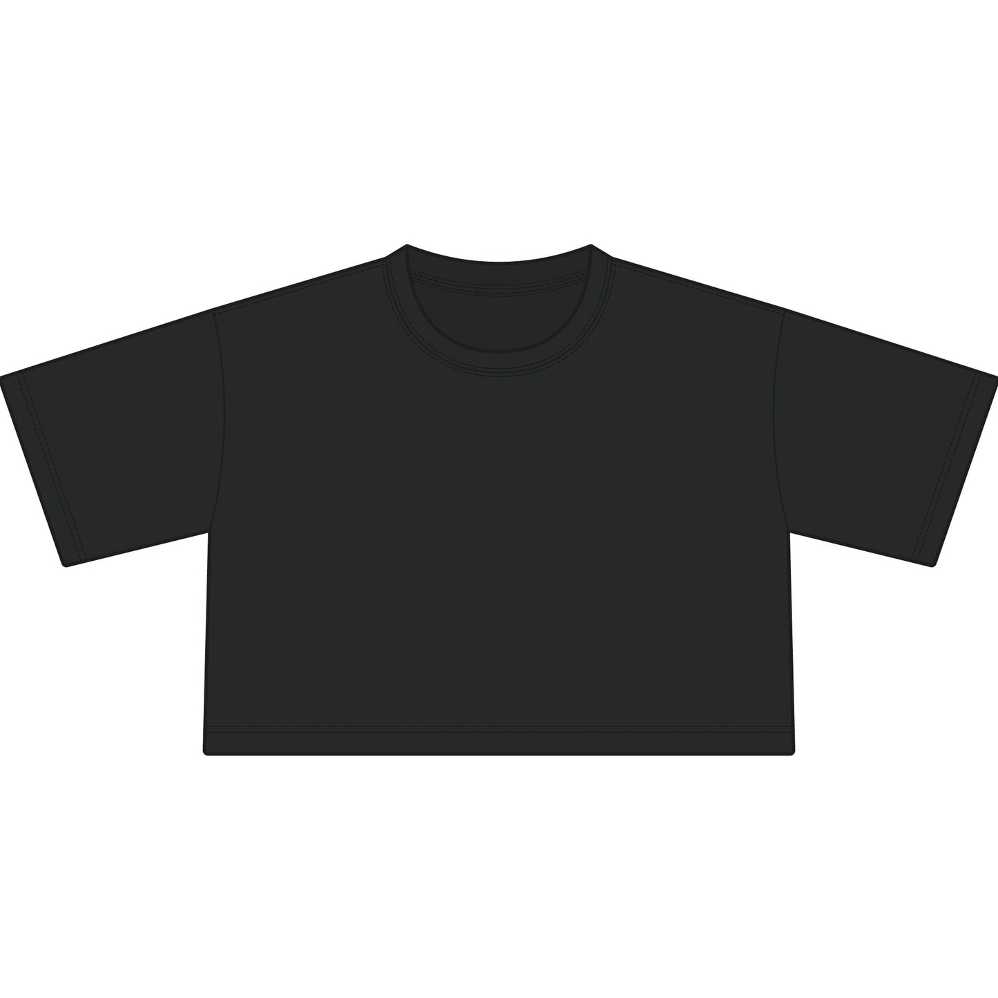 Sunset - Women's Cropped Cotton T-Shirt