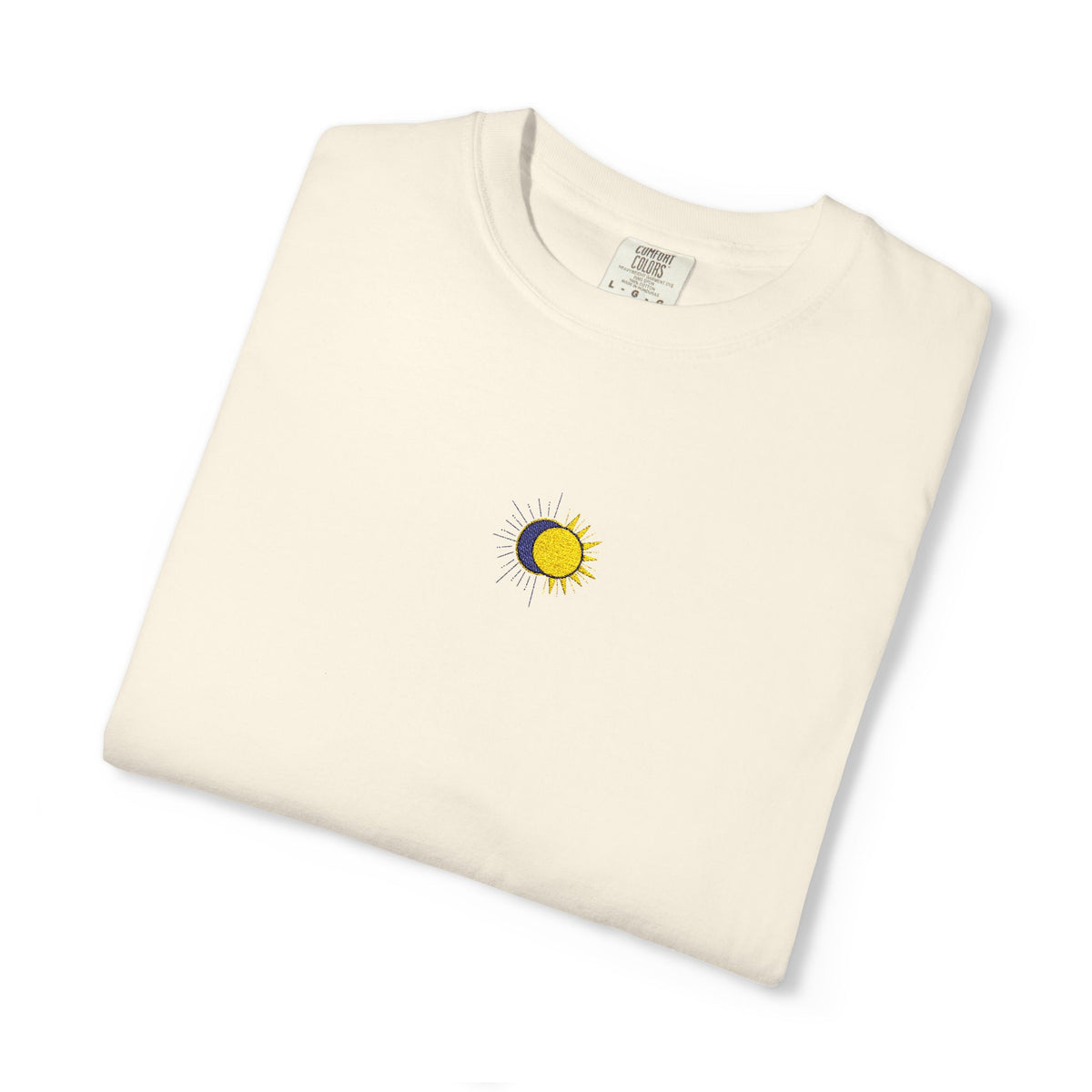 Sun Moon Embroidered T-Shirt