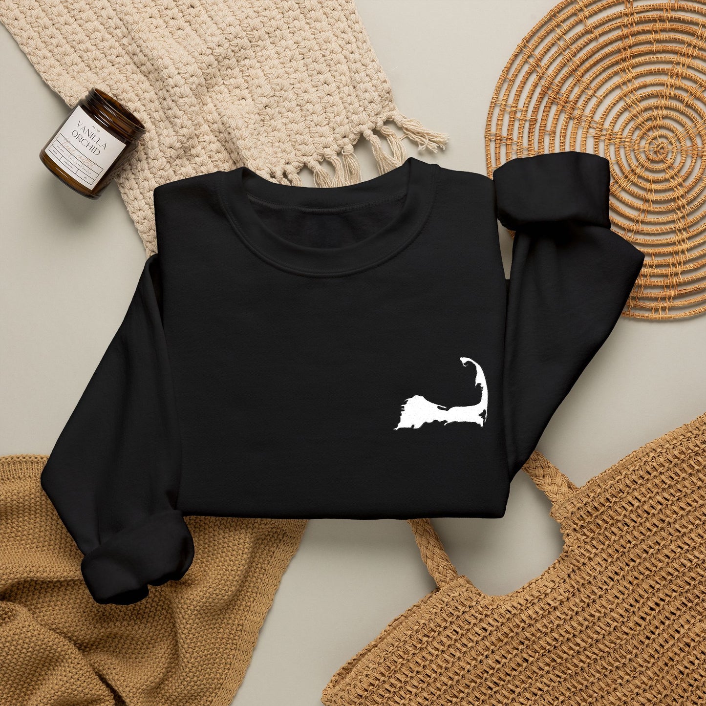 Embroidered Cape Cod - Unisex Heavy Blend™ Crewneck Sweatshirt