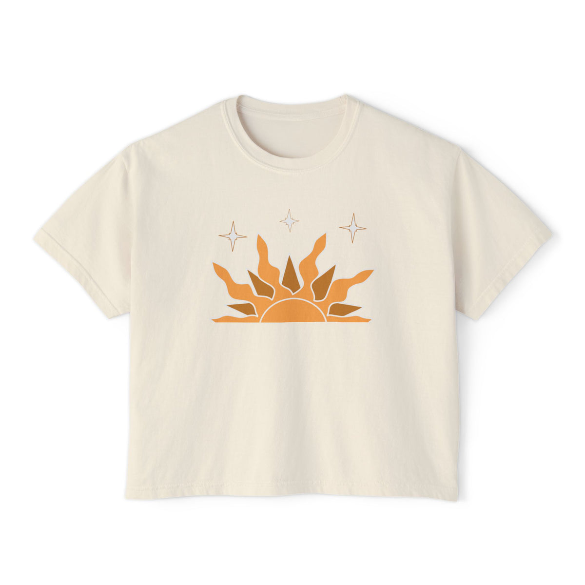 Women's Boxy Tee — Sunrise Graphic Tee