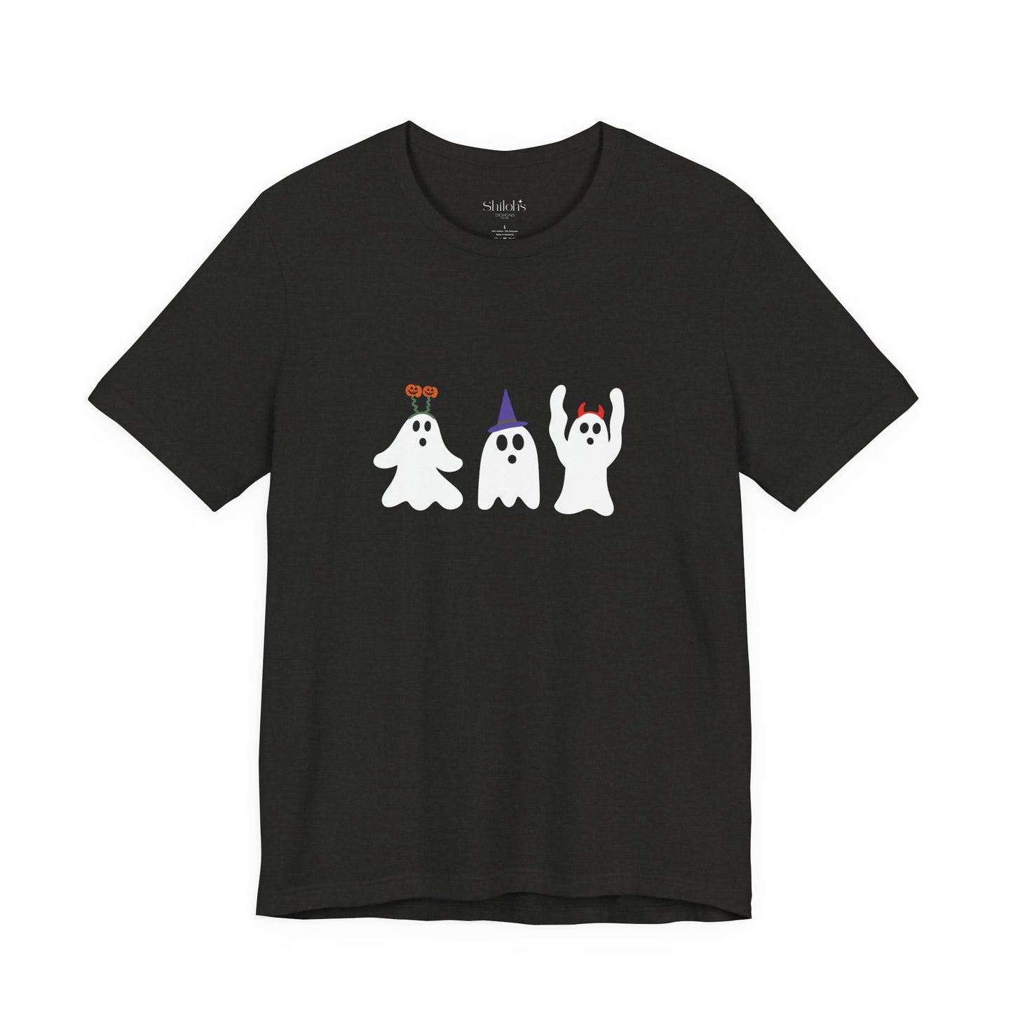 Halloween Ghosts Tee – Trio of Ghosts Graphic T-Shirt